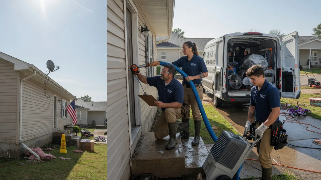 Ceiling Water Damage Restoration in Graham, TX near me