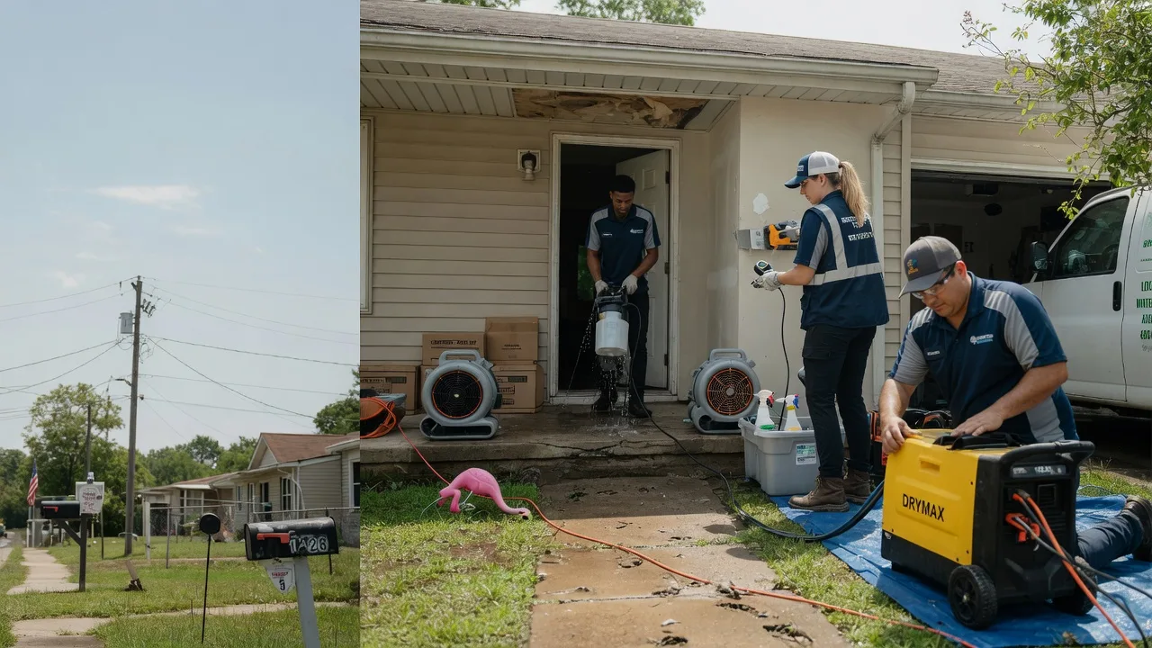 Storm Damage Water Removal in Graham, TX near me